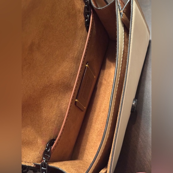 Coach Beat Crossbody Clutch In Colorblock - pewter / red sand ivory multi - Picture 11 of 12